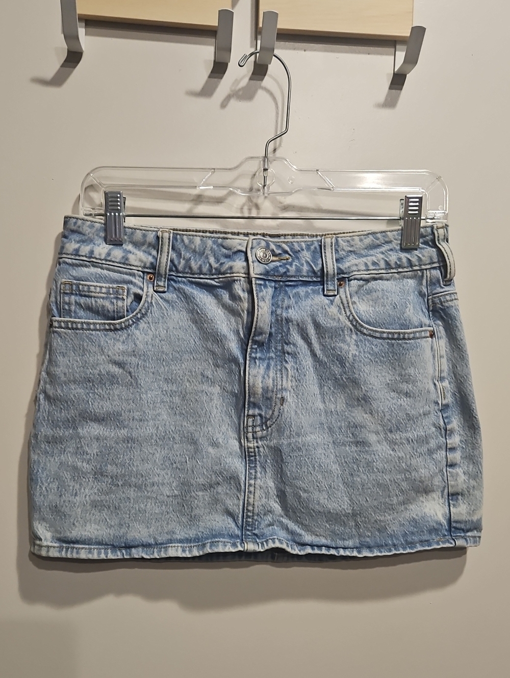 Pacific Sunwear Light Blue Denim Mini Skirt Medium